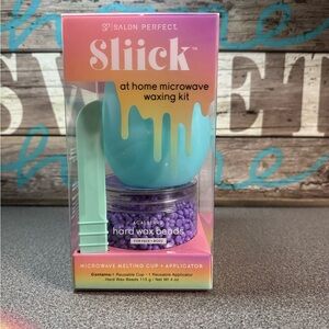 Slick At Home Microwave Waxing Kit - Mint and Purple